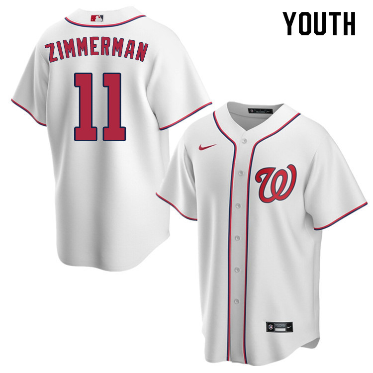 Nike Youth #11 Ryan Zimmerman Washington Nationals Baseball Jerseys Sale-White